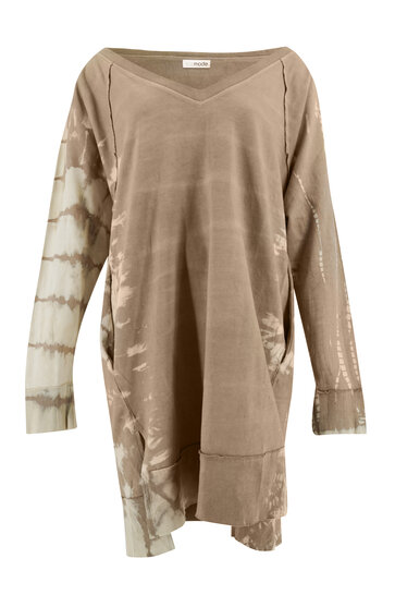 Sweater Dress Chavela Taupe Tie Dye