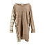 ibzmode Pullover Kleid Chavela Taupe Tie Dye