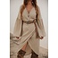 Moost Wanted Nola suede metal belt Soft Brown