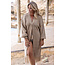 ibzmode Chaqueta larga de flecos Fermina Sand