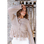 ibzmode Fransenjacke Daira Taupe