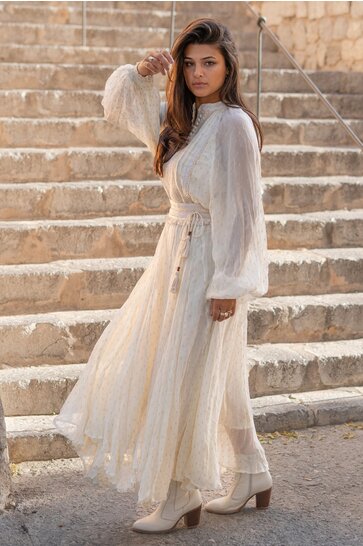 Maxi Dress Bliss Ecru