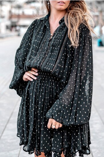 Kurzes Kleid Bliss Schwarz