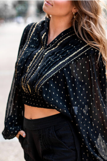 Bluse Bliss Schwarz