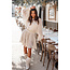 ibzmode Kurzes Kleid Bliss Ecru