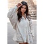 ibzmode Lange Bluse Sparkle Ecru Gold
