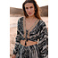ibzmode Crop Top Emika Schwarzer Druck