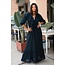 ibzmode Langes Kleid Ruffle Sparkle Schwarz