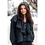 ibzmode Bluse Ruffle Sparkle Schwarz