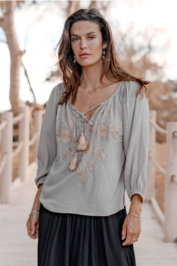 Blouse Luciana Light Taupe