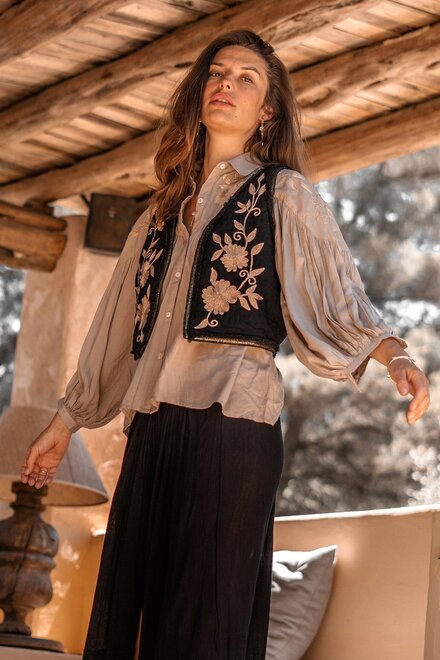 Blouse Luciana Romance Light Taupe