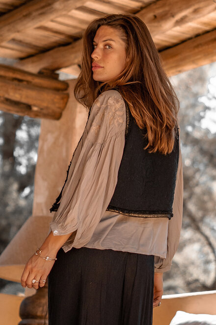 Blouse Luciana Romance Light Taupe