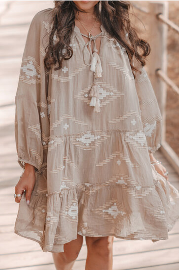 Tunic Ida Ethnic Taupe