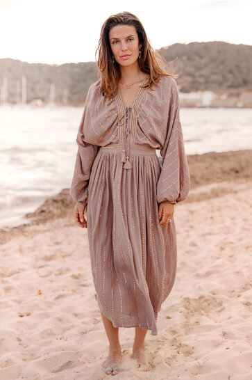 Dress Emika Light Taupe
