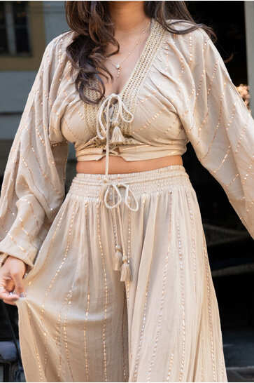 Crop Top Emika Light Taupe