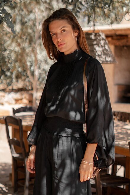 Flair Top Loua Black