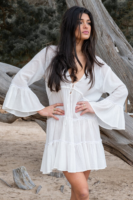 Short Dress Alise Ivory