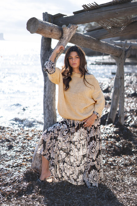 Pull Unica Trenza Sand