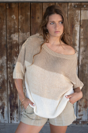 Jumper Unica Trenza Sand Multi
