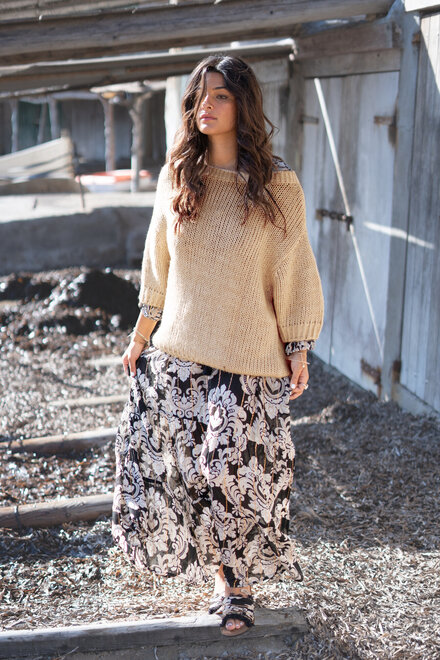 Jumper Unica Trenza Light Taupe