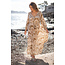 ibzmode Kleid Gloria Barock Taupe Druck