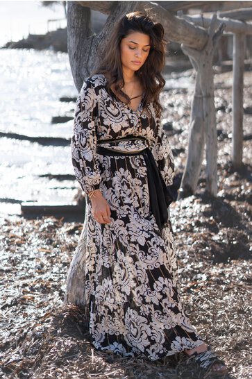 Dress Gloria Baroque Black print