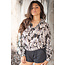 ibzmode Bluse Briso Barock Schwarzer Druck