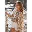 ibzmode Bluse Briso Barock Taupe Druck