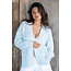 ibzmode Strickjacke Pura Trenza Blassblau