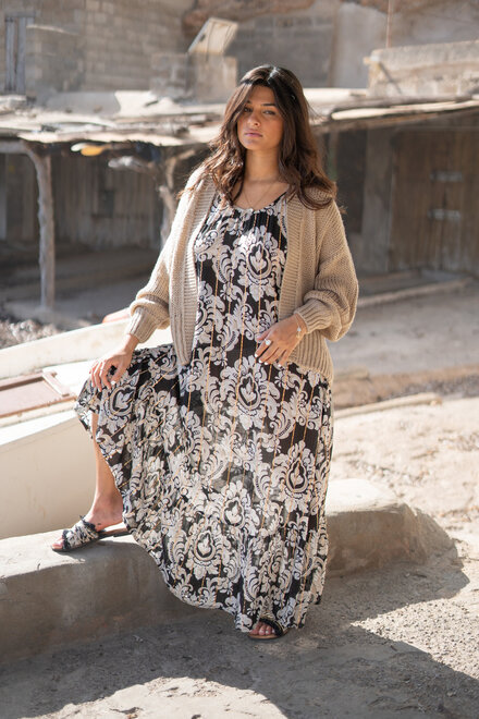 Cardigan Pura Trenza Light Taupe
