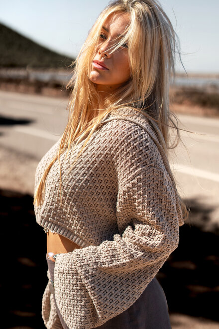 Hailey Cardigan Sand