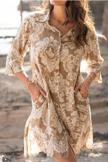 Blouse Aletta Baroque Taupe