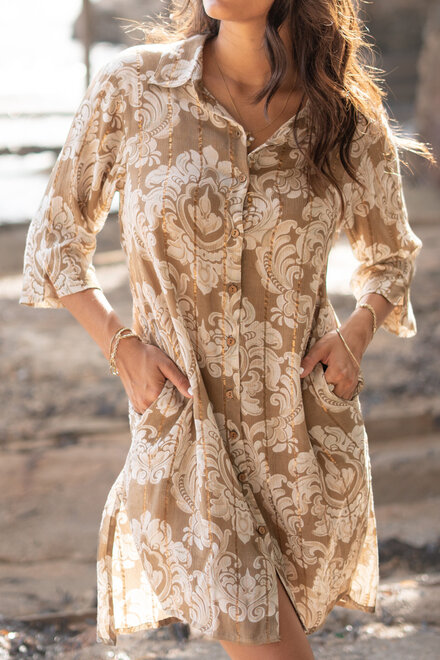 Blouse Aletta Baroque Taupe