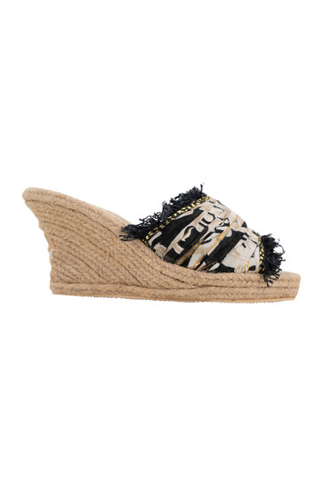 Wedge Inessa Baroque Black Print
