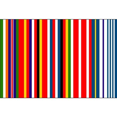 Vlag Europa Koolhaas Streepjescode vlag