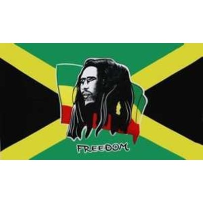 Vlag Bob Marley Freedom vlag