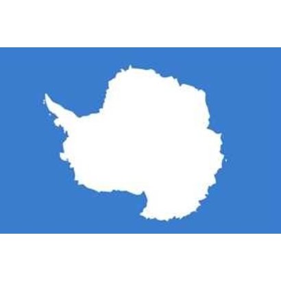 Vlag Antarctica Zuidpool vlag
