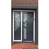 Voordeursticker huisnummer, familienaam & namen Voordeursticker huisnummer, familienaam & namen