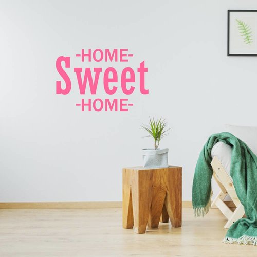 Home sweet home muurtekst Home sweet home muurtekst