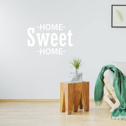 Home sweet home muurtekst Home sweet home muurtekst