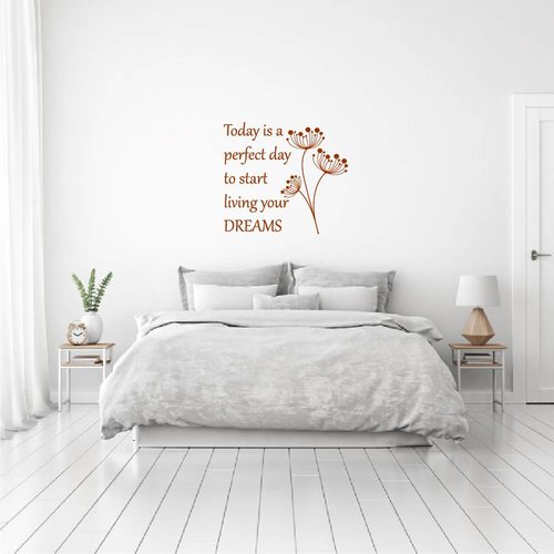 Muursticker today is a perfect day Muursticker today is a perfect day