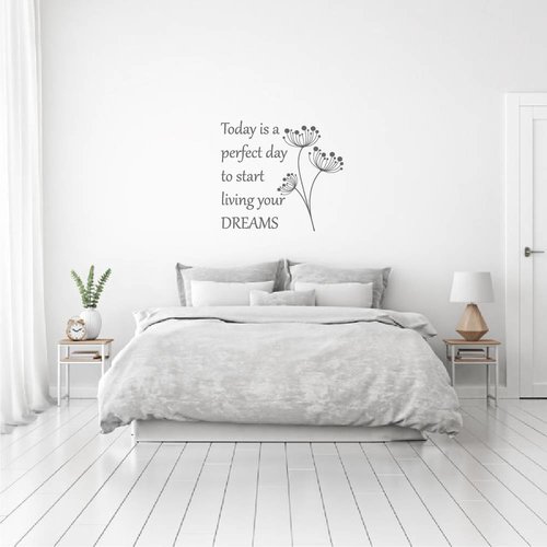 Muursticker today is a perfect day Muursticker today is a perfect day