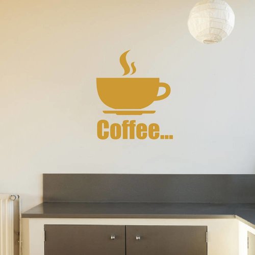 Muursticker Coffee Muursticker Coffee