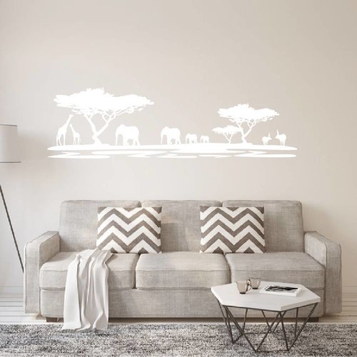 Muursticker Afrika Dieren Muursticker Afrika Dieren
