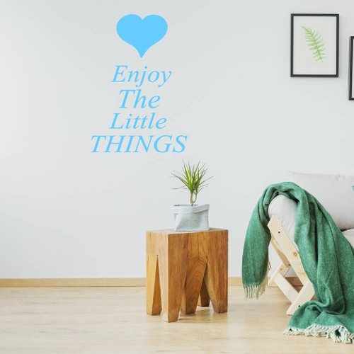Muursticker Enjoy the little things Muursticker Enjoy the little things