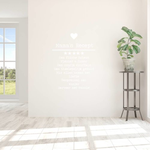Muursticker Mama's recept Muursticker Mama's recept