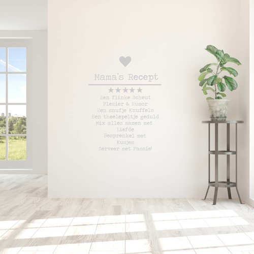 Muursticker Mama's recept Muursticker Mama's recept