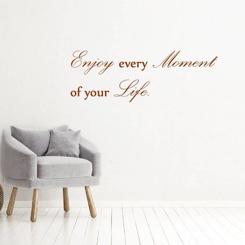 Muursticker Enjoy every moment of your life Muursticker Enjoy every moment of your life