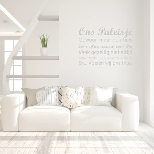 Muursticker Ons paleisje Muursticker Ons paleisje