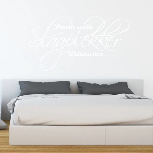 Muursticker Slaaplekker Droom zacht welterusten Muursticker Slaaplekker Droom zacht welterusten